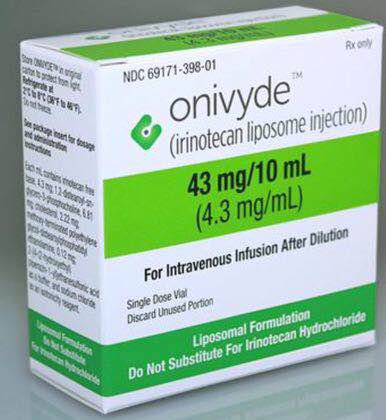 Onivyde injection 43mg/10mL(伊立替康脂质体注射剂)